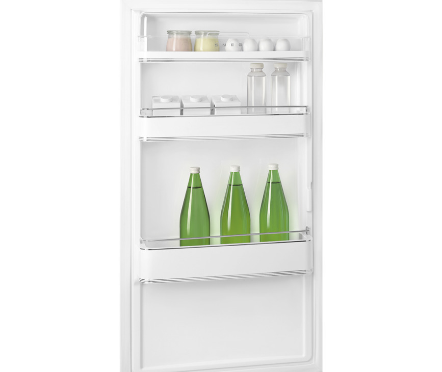 Smeg FAB32LSV5 retro jaren 50 koelkast zilver - linksdraaiend