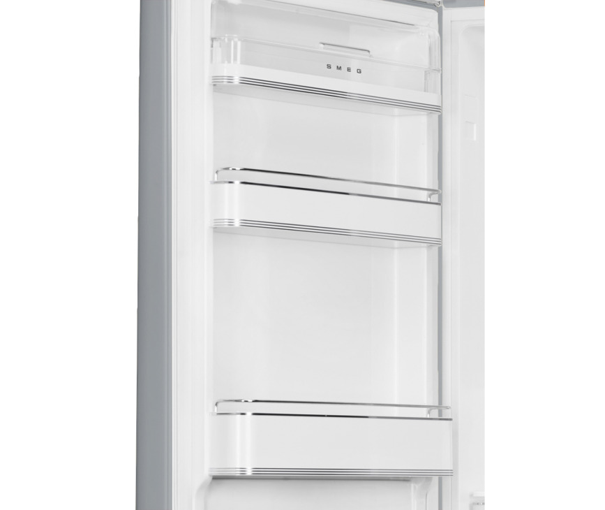 Smeg FAB32LSV5 retro jaren 50 koelkast zilver - linksdraaiend