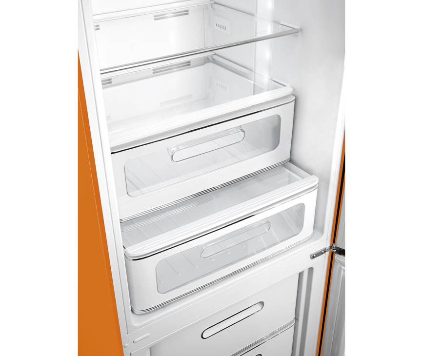 Smeg FAB32ROR5 retro jaren 50 koelkast oranje - rechtsdraaiend