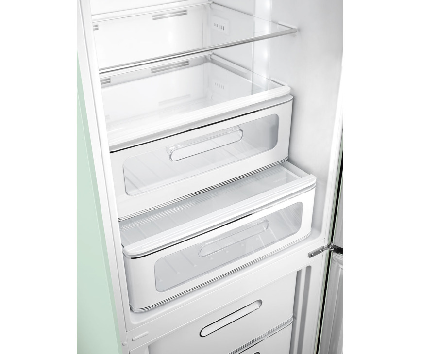 Smeg FAB32RPG5 retro jaren 50 koelkast watergroen - rechtsdraaiend