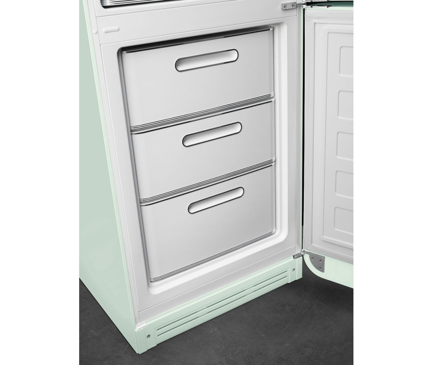 Smeg FAB32RPG5 retro jaren 50 koelkast watergroen - rechtsdraaiend
