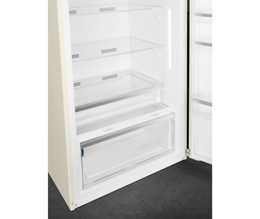 Smeg FAB50RCR5 koelkast crème - rechtsdraaiend