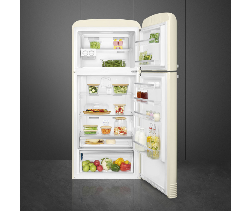 Smeg FAB50RCR5 koelkast crème - rechtsdraaiend
