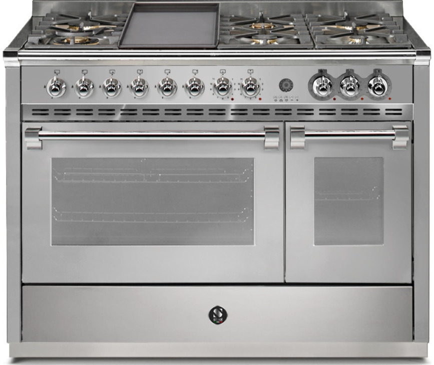 STEEL fornuis gas Ascot A12FF-6B