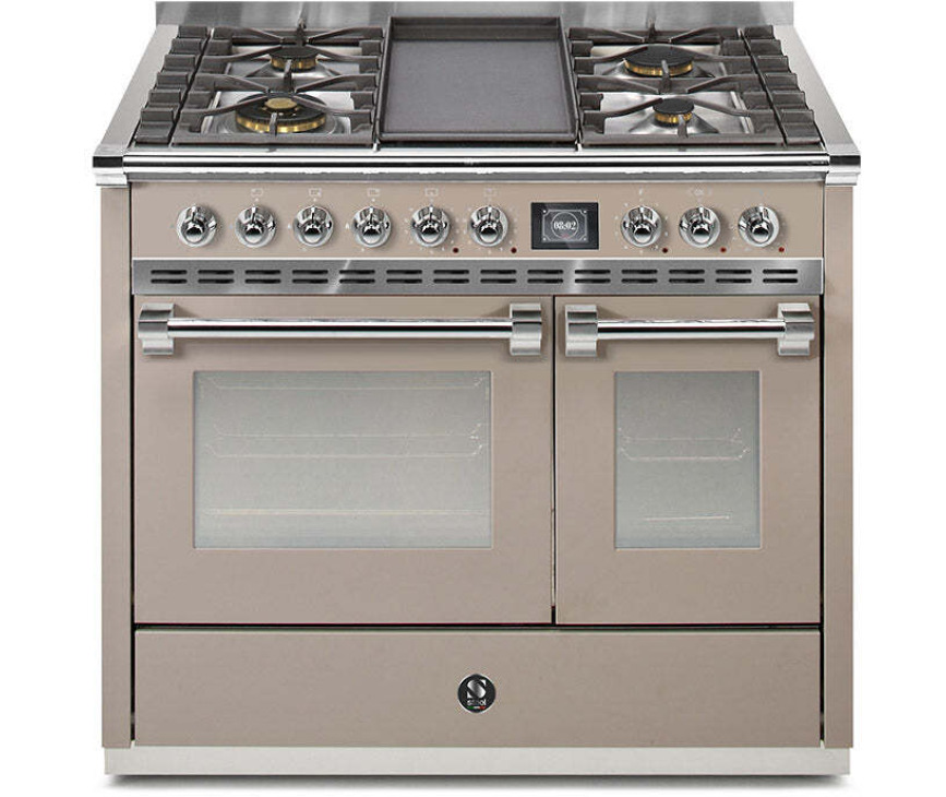 Steel AQ10SF-4T Ascot gas fornuis - 100 cm - combi-stoomoven