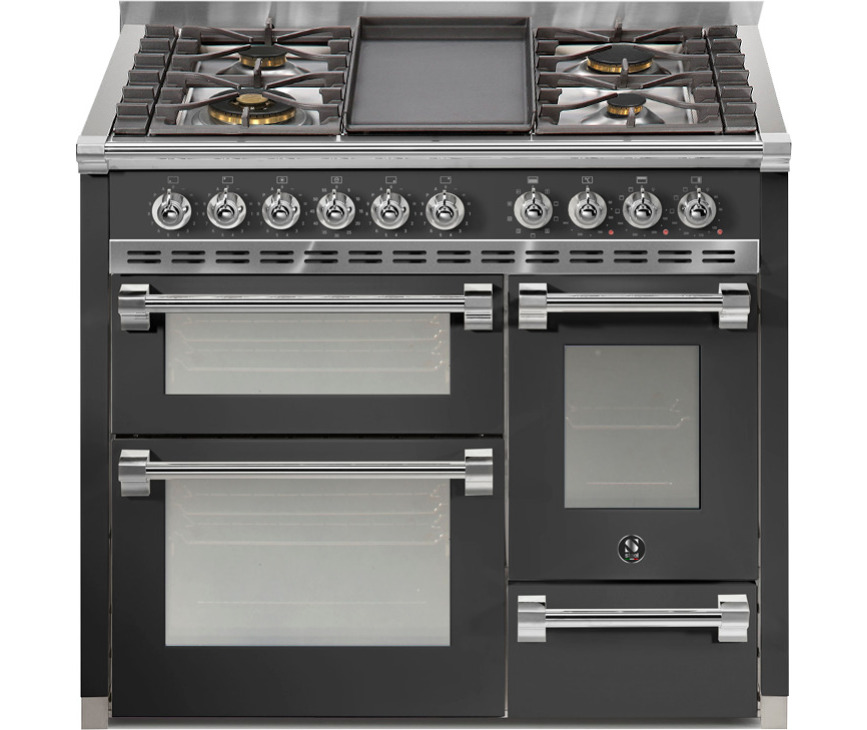 Steel AQ10SFF-4T Ascot gas fornuis - 100 cm - combi-stoomoven