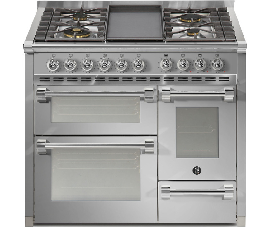 STEEL fornuis gas Ascot AQ10SFF-4T