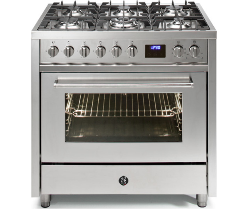 STEEL fornuis Enfasi E9F-6 rvs