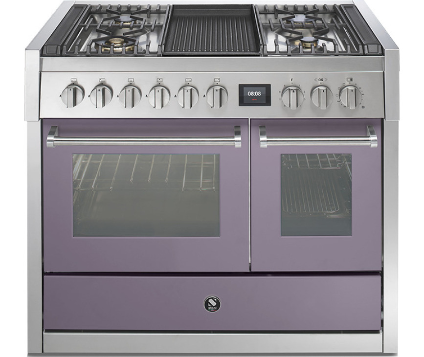 Steel GQ10SF-4B fornuis met combi-stoomoven en grill top - 100 cm breed