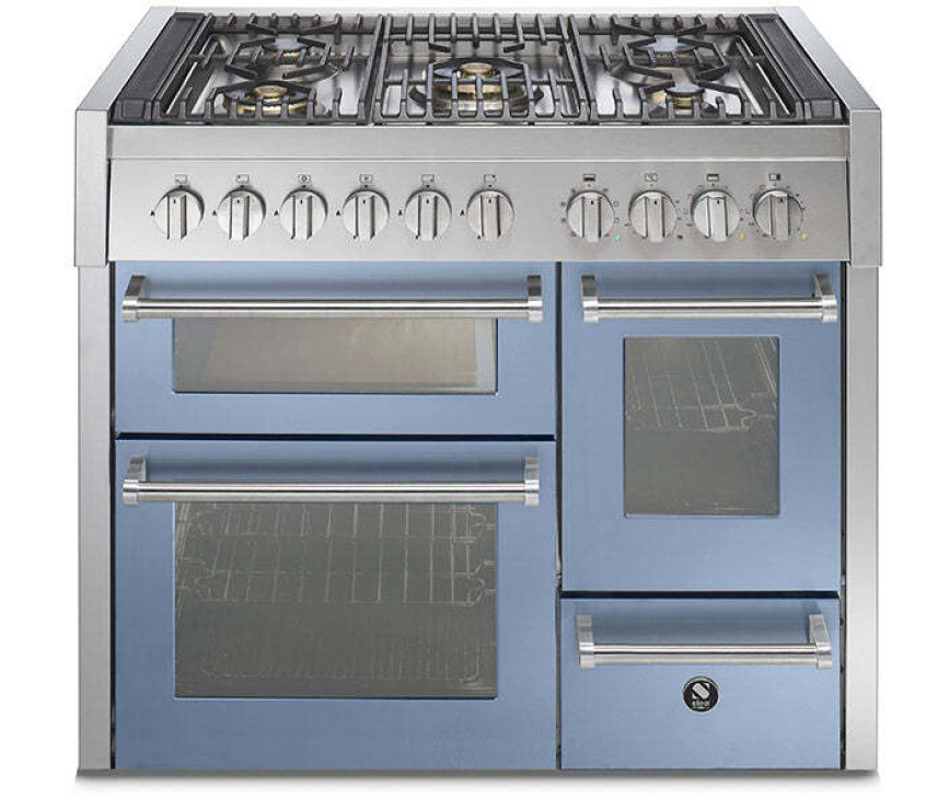 Steel GQ10SFF-4M fornuis - 100 cm. breed - Genesi