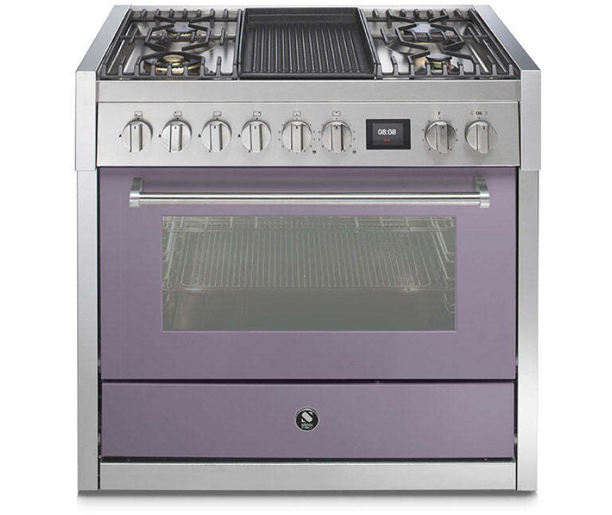 Steel GQ9S-4B fornuis met combi stoomoven - Genesi