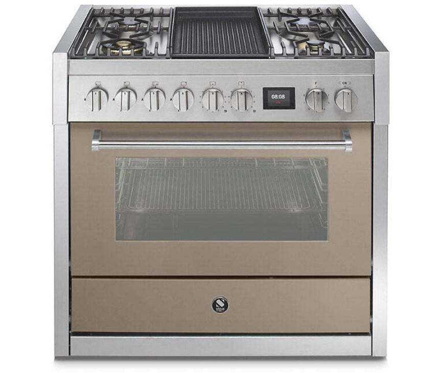 Steel GQ9S-4B fornuis met combi stoomoven - Genesi