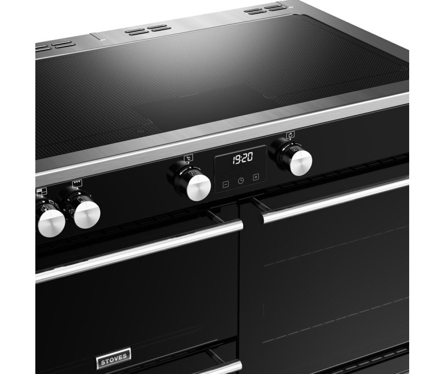 Stoves PRECISION DX D1000Ei ZLS BK zwart inductie fornuis outlet