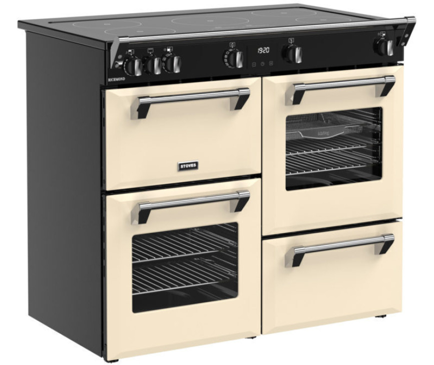 Stoves Richmond 100 Ei TCH inductie fornuis - creme - 100 cm breed