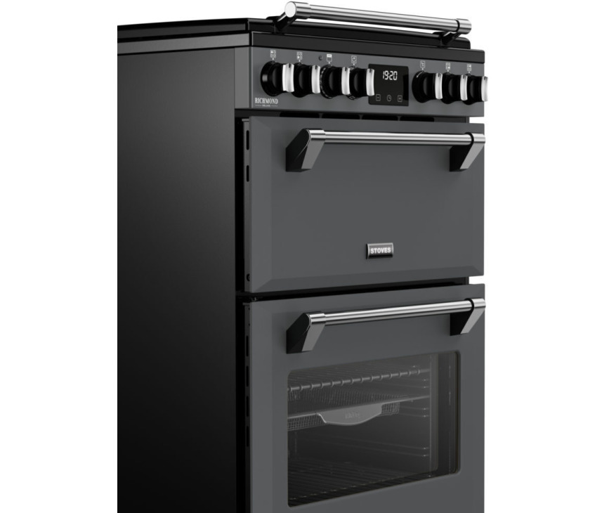 Stoves Richmond DX 60 DF gas fornuis - antraciet - 60 cm. breed