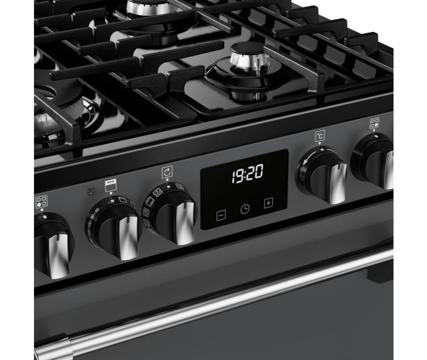 Stoves Richmond DX 60 DF gas fornuis - antraciet - 60 cm. breed