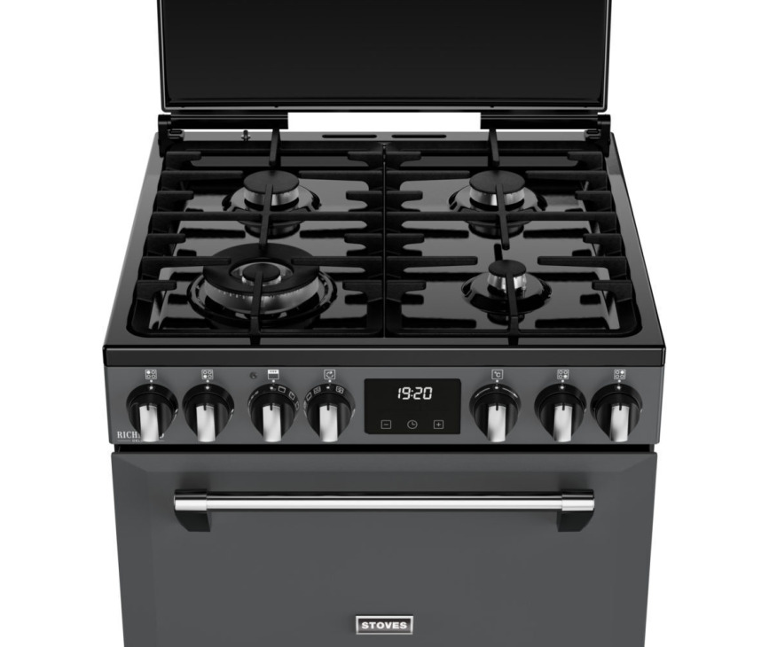 Stoves Richmond DX 60 DF gas fornuis - antraciet - 60 cm. breed