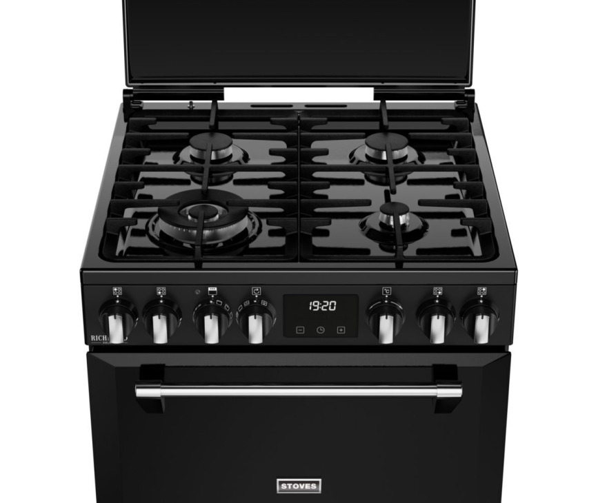 Stoves Richmond DX 60 DF zwart fornuis