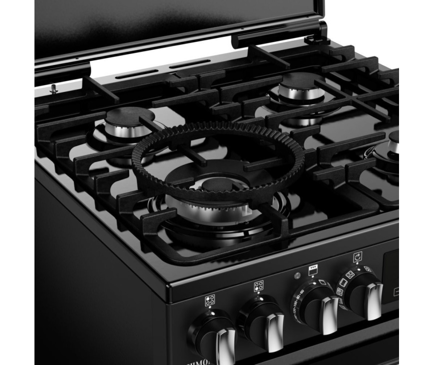 Stoves Richmond DX 60 DF zwart fornuis