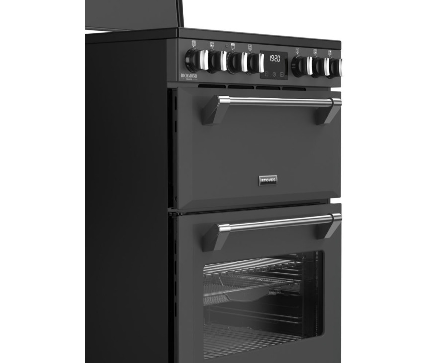 Stoves Richmond DX 60 Ei RTY inductie fornuis - antraciet - 60 cm breed