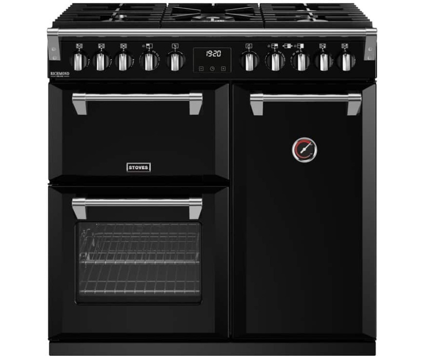 STOVES fornuis gas zwart Richmond DX D900 DF