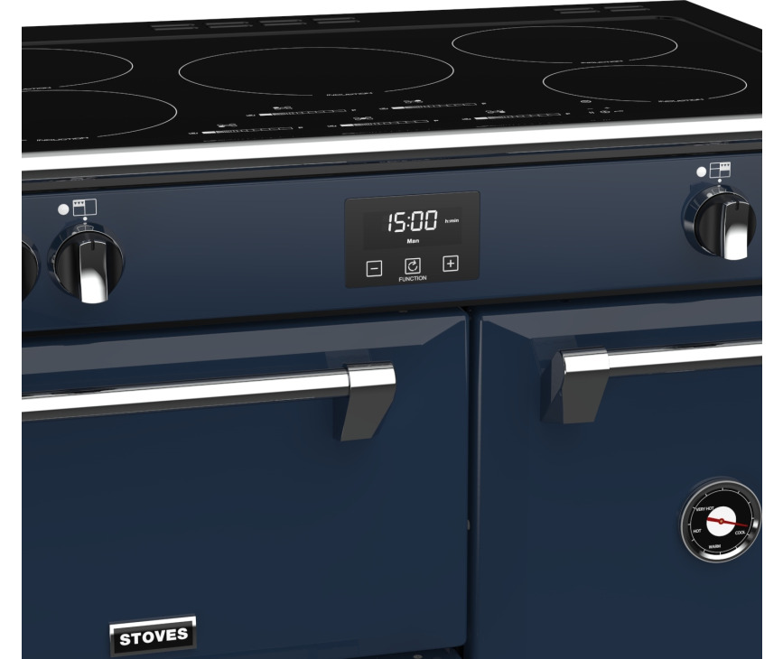 Stoves RICHMOND S900 EI Deluxe Midnight Blue inductie fornuis