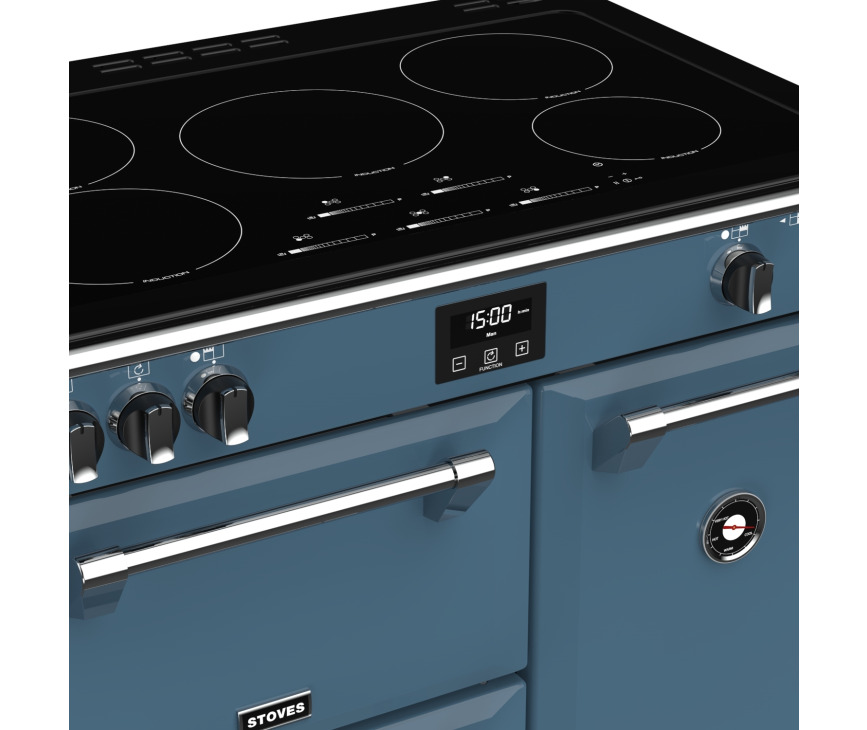 Stoves RICHMOND DX S900 EI Thunder Blue inductie fornuis