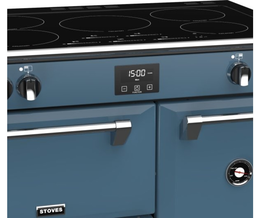 Stoves RICHMOND DX S900 EI Thunder Blue inductie fornuis