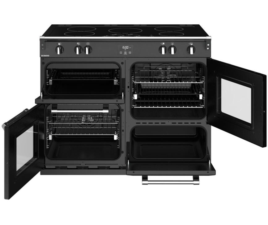 Stoves Richmond S1100 EI Antraciet-mat inductie fornuis - 110 cm. breed