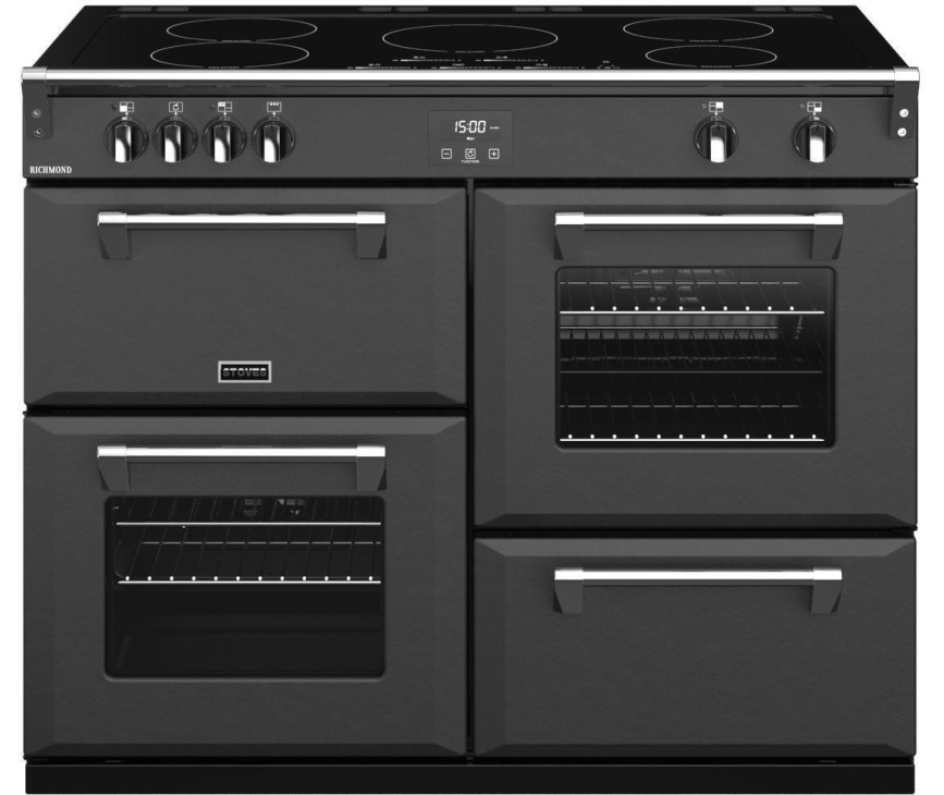 Stoves Richmond S1100 EI Antraciet-mat inductie fornuis - 110 cm. breed