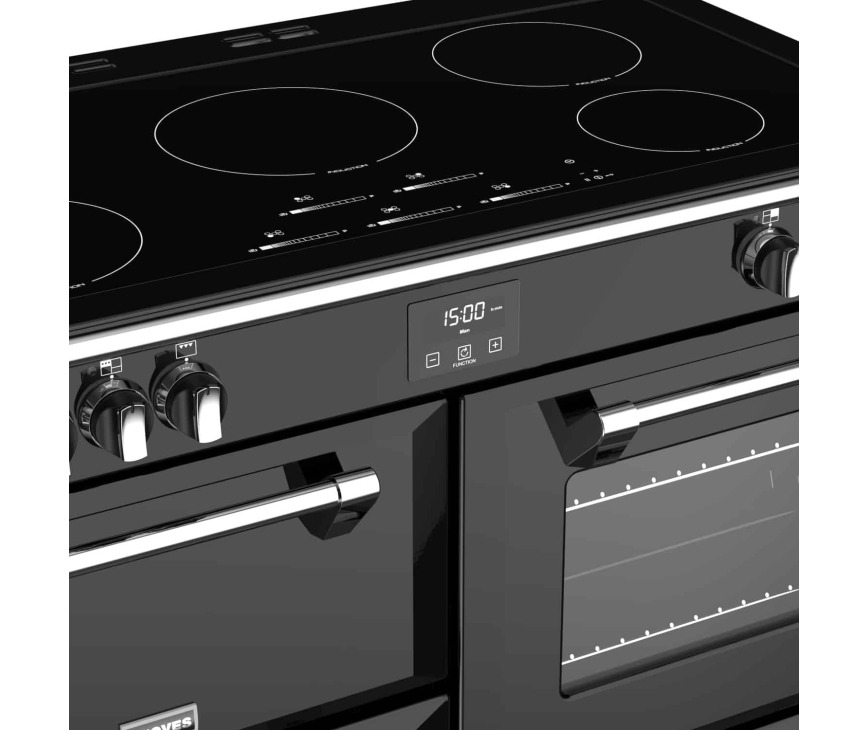 Stoves Richmond S1100 EI MK22 ZWART inductie fornuis