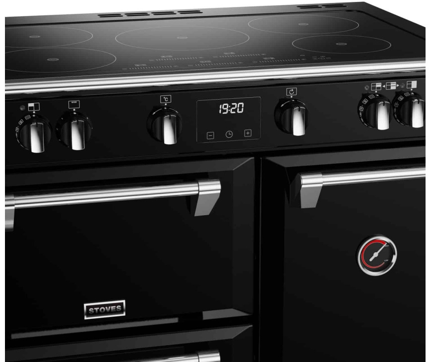Stoves Richmond DX D900Ei TCH BK zwart inductie fornuis