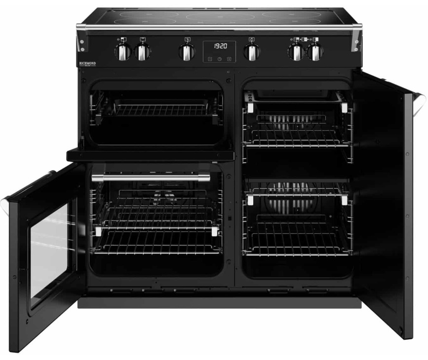 Stoves Richmond DX D900Ei TCH BK zwart inductie fornuis