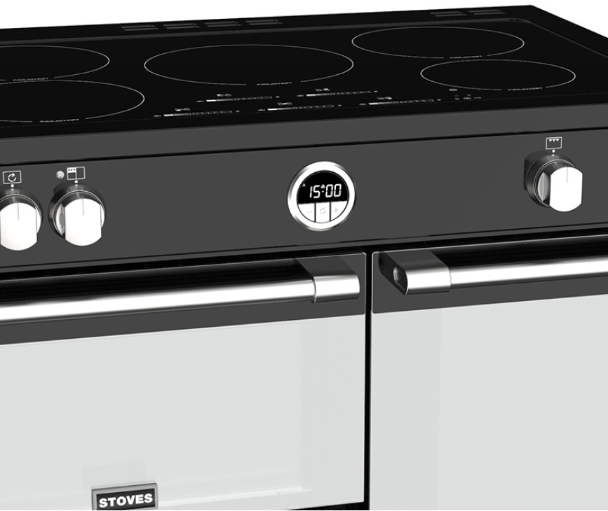 Stoves STERLING S900 EI ZWART inductie fornuis