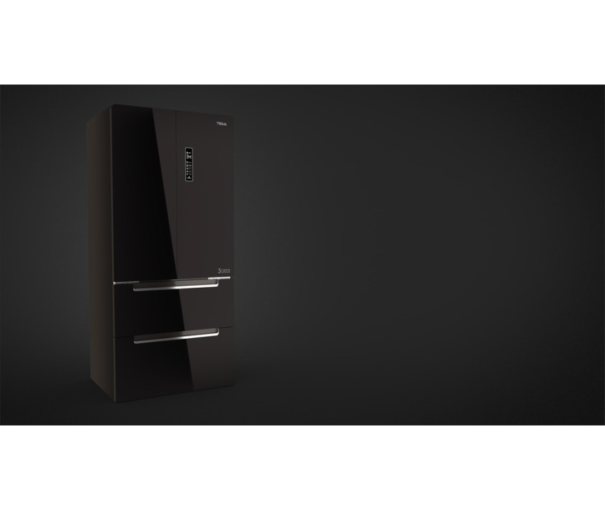 Teka RFD77820GBKEU side-by-side koelkast - zwart glas
