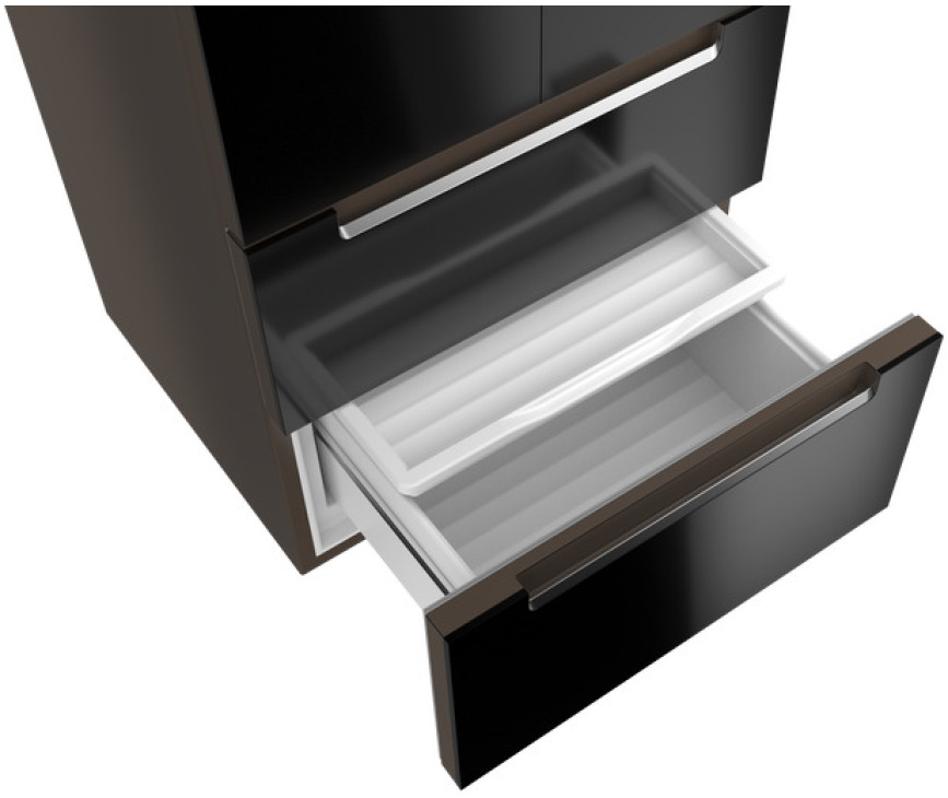 Teka RFD77820GBKEU side-by-side koelkast - zwart glas