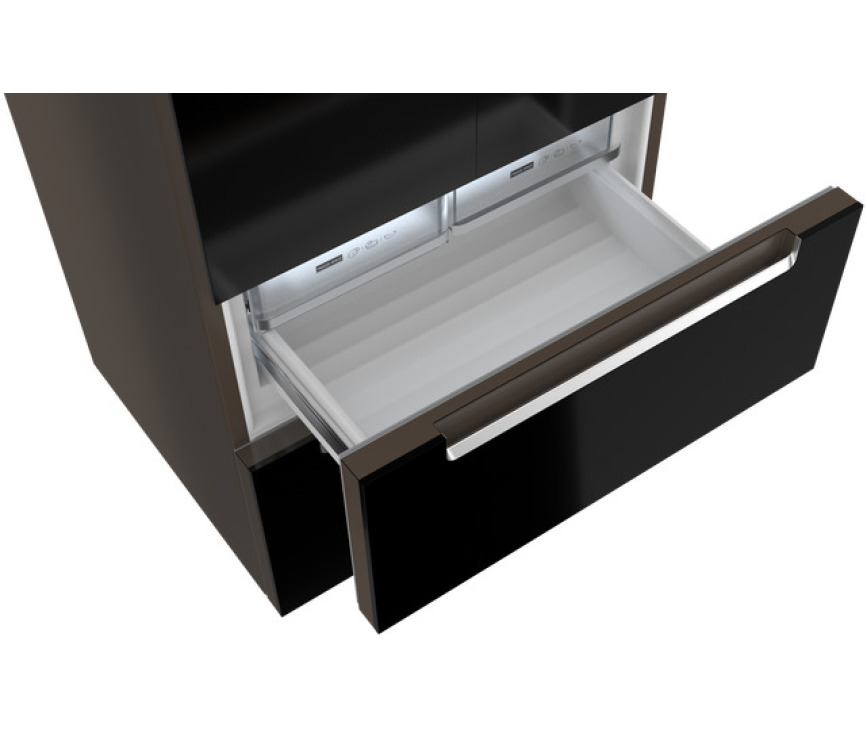 Teka RFD77820GBKEU side-by-side koelkast - zwart glas