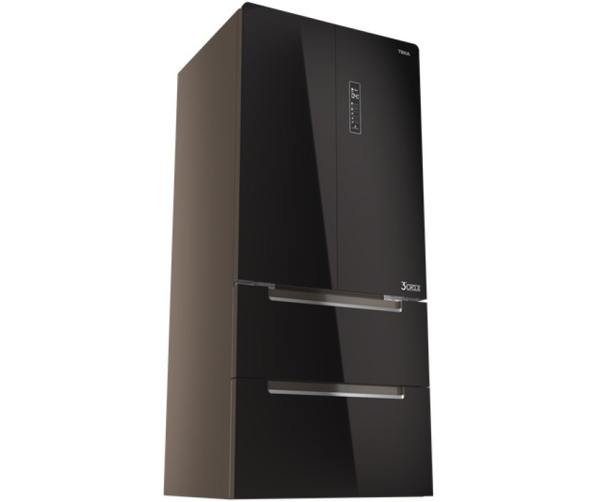 Teka RFD77820GBKEU side-by-side koelkast - zwart glas