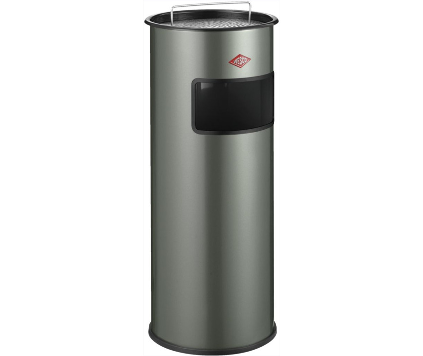 WESCO afvalbak Staande asbak 50, nieuwzilver 8012183