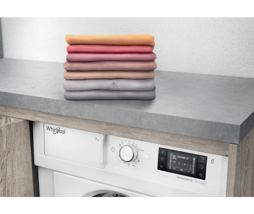 Whirlpool BI WMWG 71483E EU N inbouw wasmachine