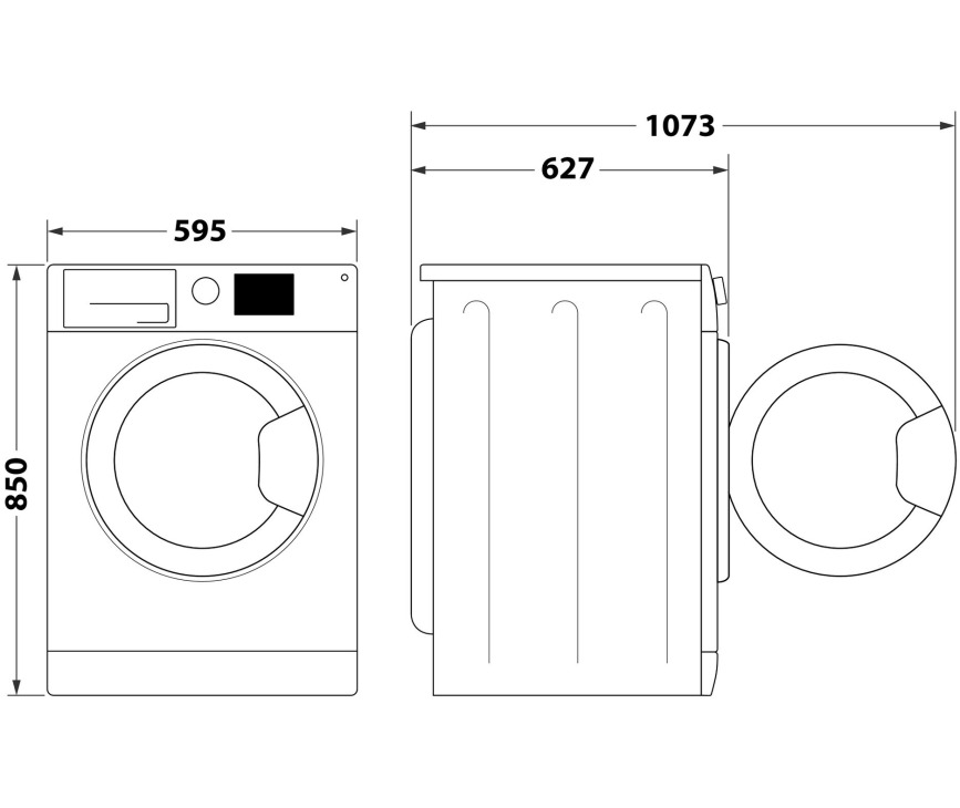 Whirlpool FFB 9469 WV EE wasmachine
