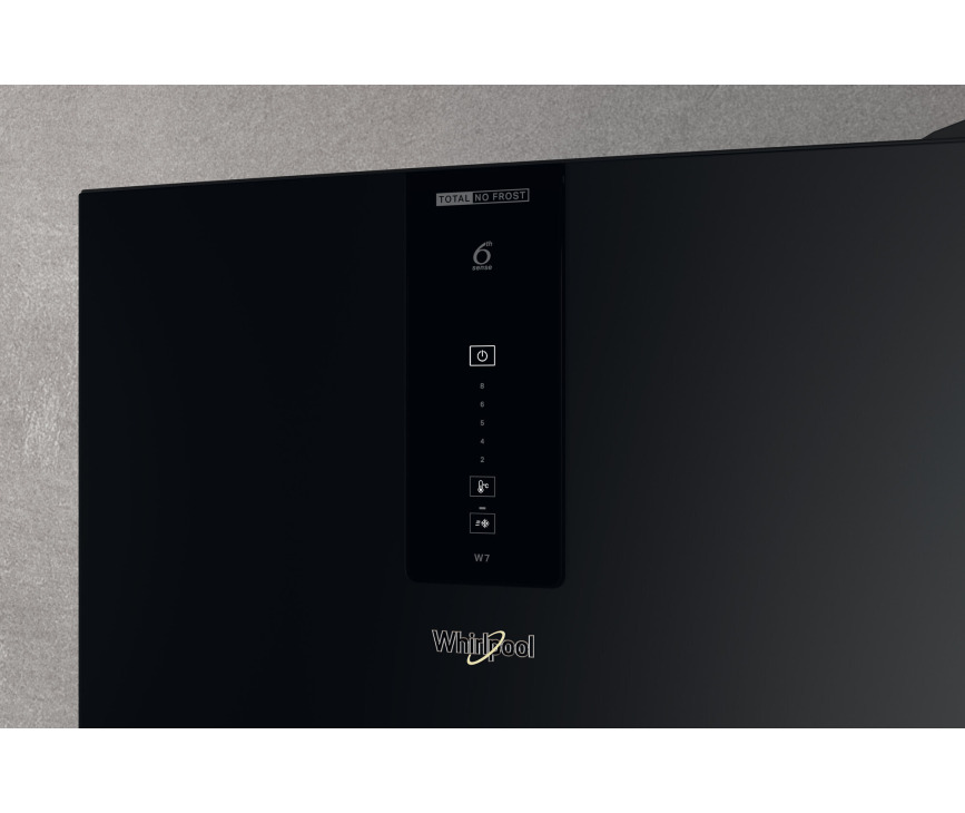 Whirlpool W7X 82O K koelkast - blacksteel 