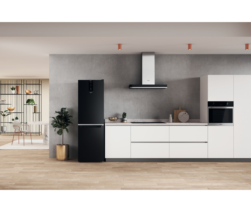 Whirlpool W7X 82O K koelkast - blacksteel 