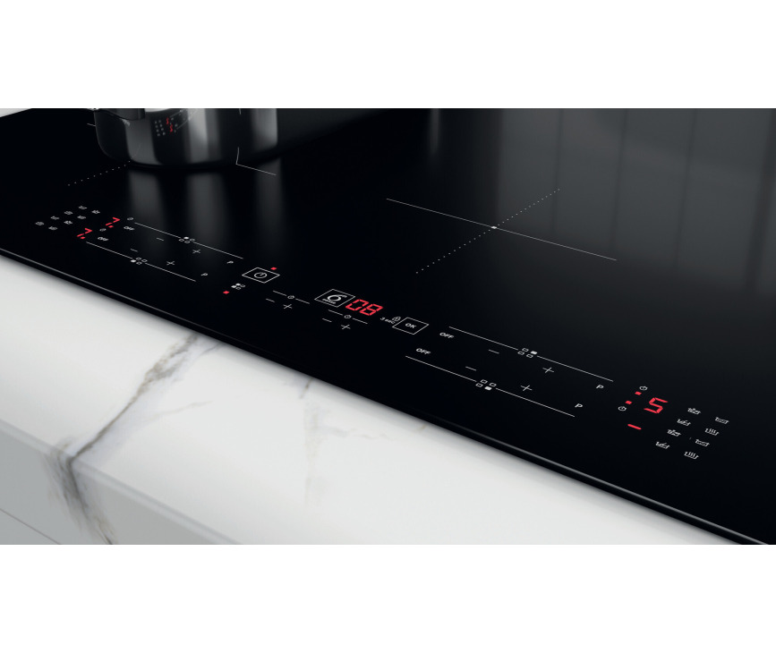 Whirlpool WB B4877 NE inbouw inductie kookplaat - 77 cm. breed