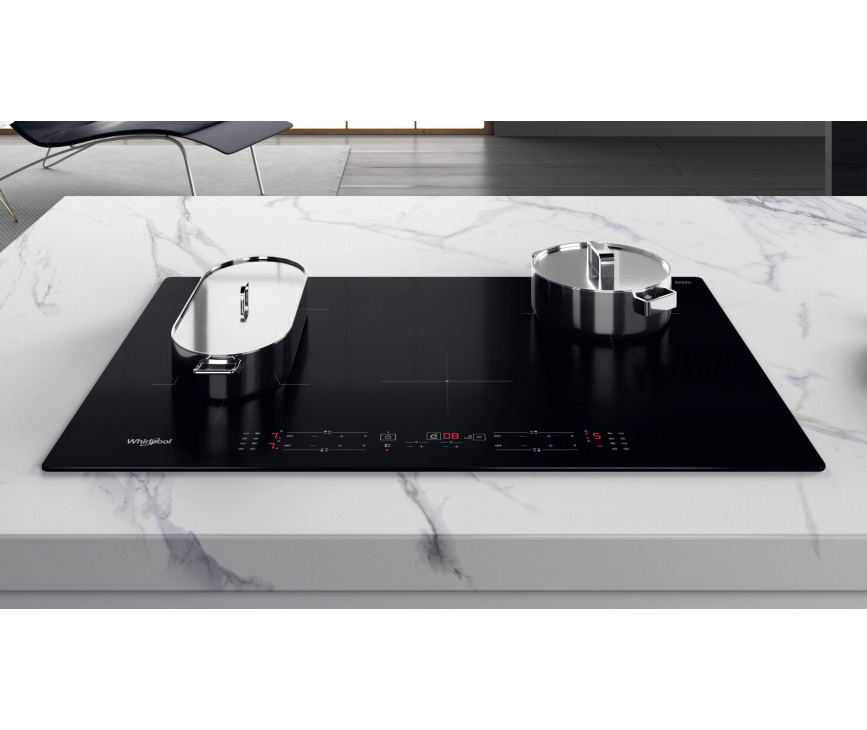 Whirlpool WB B4877 NE inbouw inductie kookplaat - 77 cm. breed