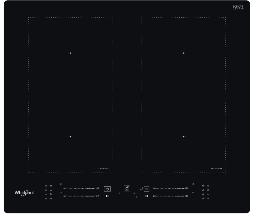 WHIRLPOOL kookplaat inbouw inductie WL S1360 NE