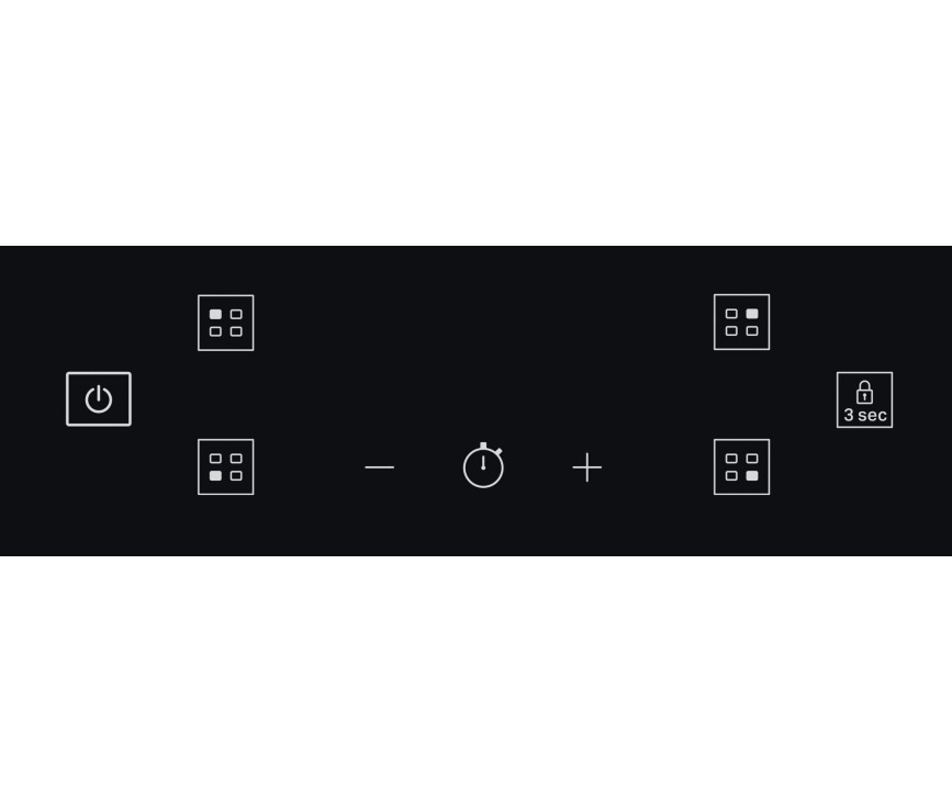 Whirlpool WS Q4860 NE inbouw inductie kookplaat - 60 cm. breed