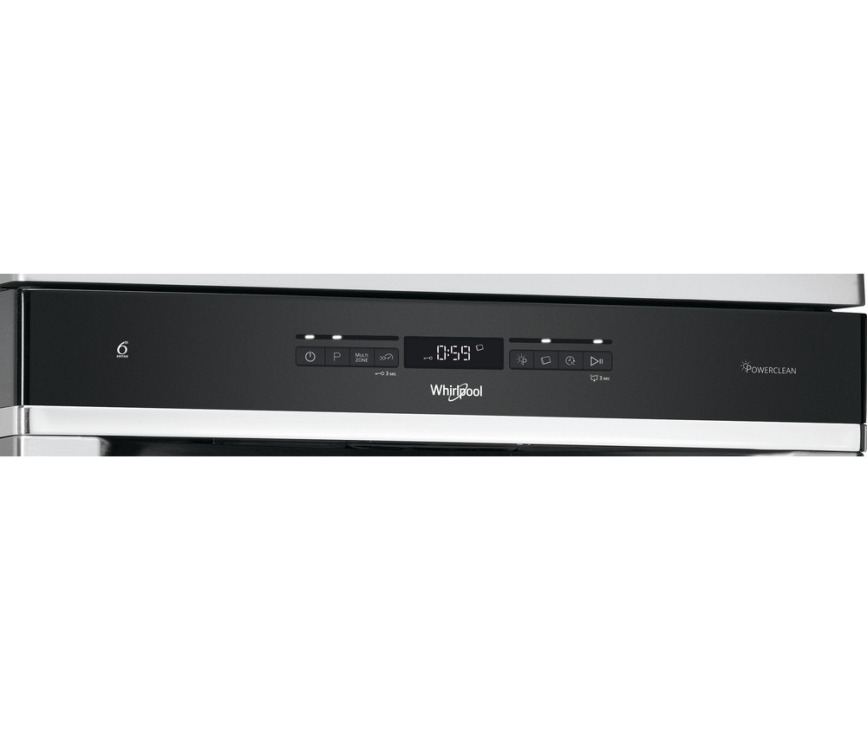 Whirlpool WFO 3T141 P X vrijstaande vaatwasser - roestvrijstaal
