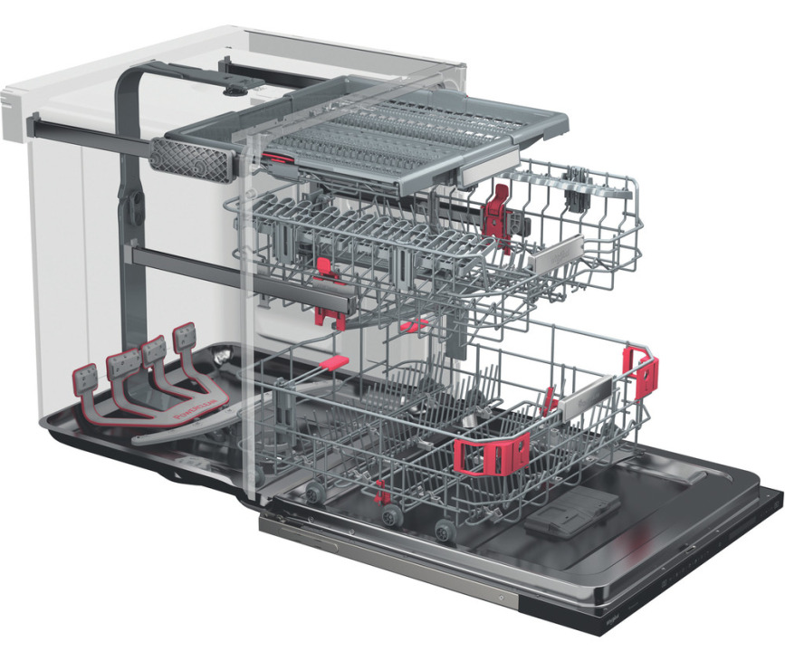 Whirlpool WIS 1150 PEL inbouw vaatwasser met besteklade - 41 dB
