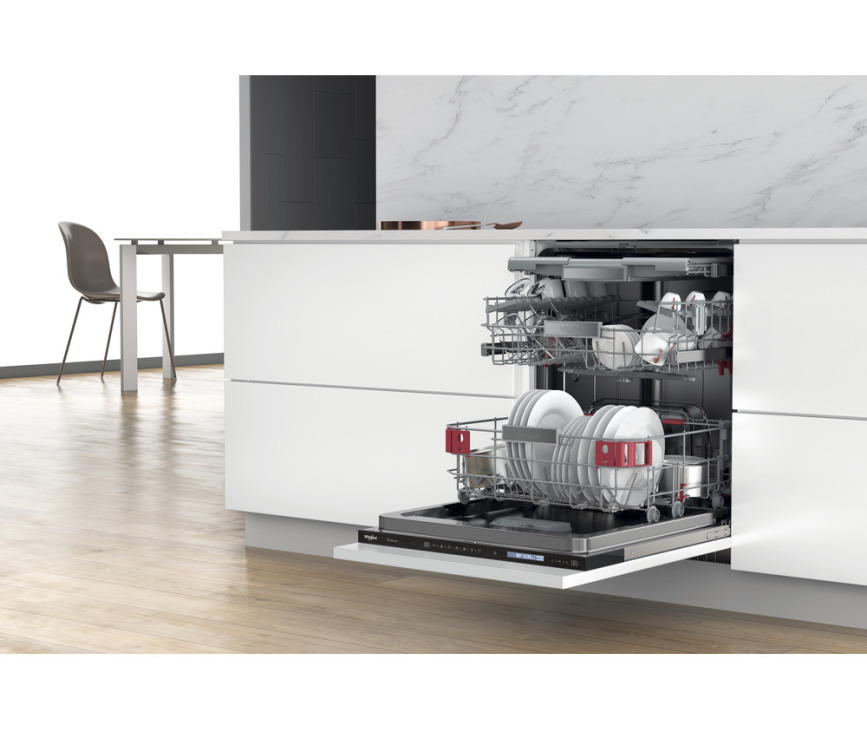 Whirlpool WIS 1150 PEL inbouw vaatwasser met besteklade - 41 dB